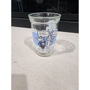 1994 Welch’s Looney Tunes SM Thick Jelly Glass Collectible Jar Cup GREAT SHAPE!